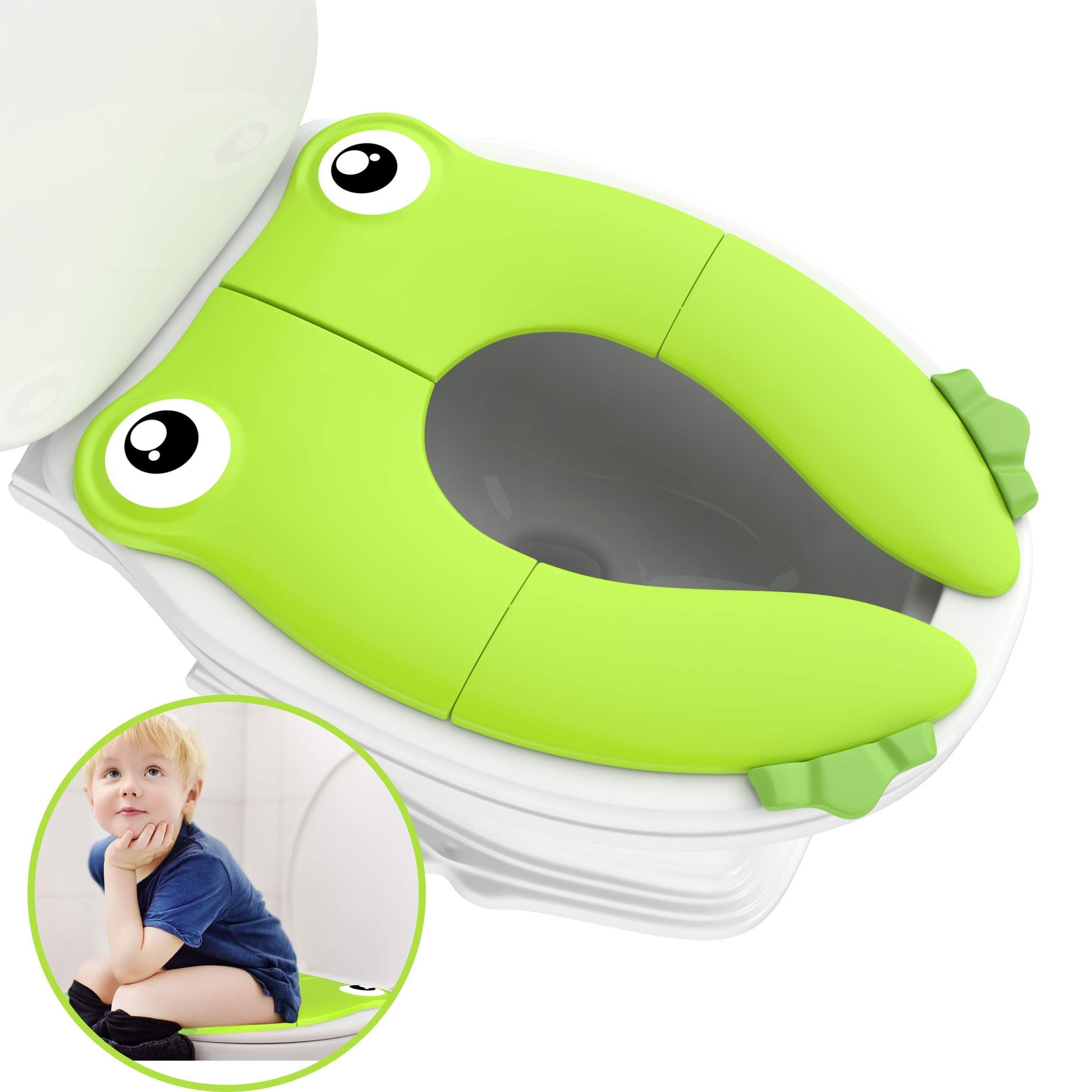 Portable Folding Large Non Slip Pads Potty Training Seat for Kids Boys & Girls, Foldable Toddlers Toilet Seat, Recyclable โ image 2