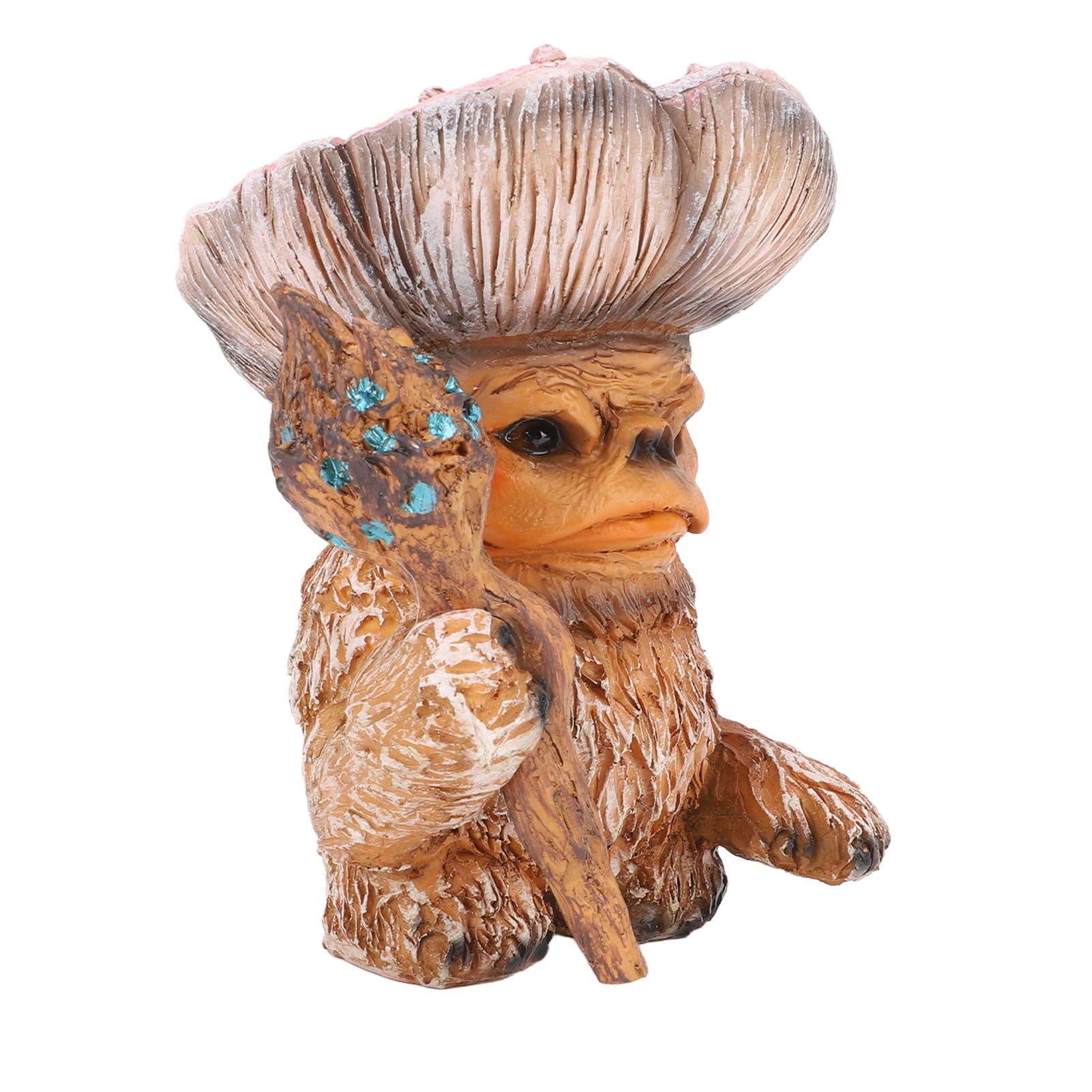 Fairy Mushroom Monster Resin Gothic Style Exquisite Vividly Detailed Outdoor Garden Statue for Lawn Yard Balcony A — image 2