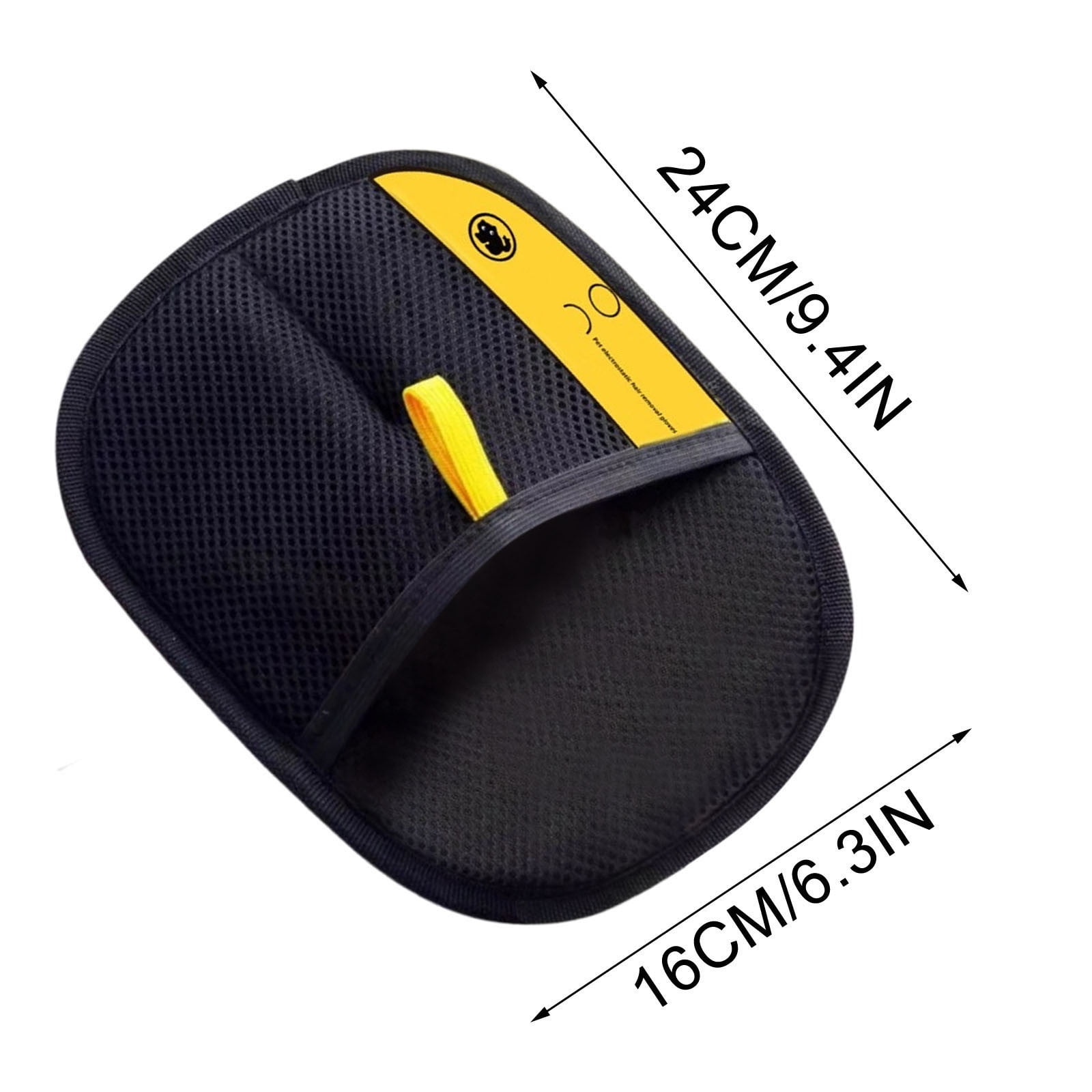 1 Pair Double-Sided Pet Grooming Gloves, Reusable Hair Removal Mitts for Cats and Dogs, Furniture, Clothing and Car Seats — image 3