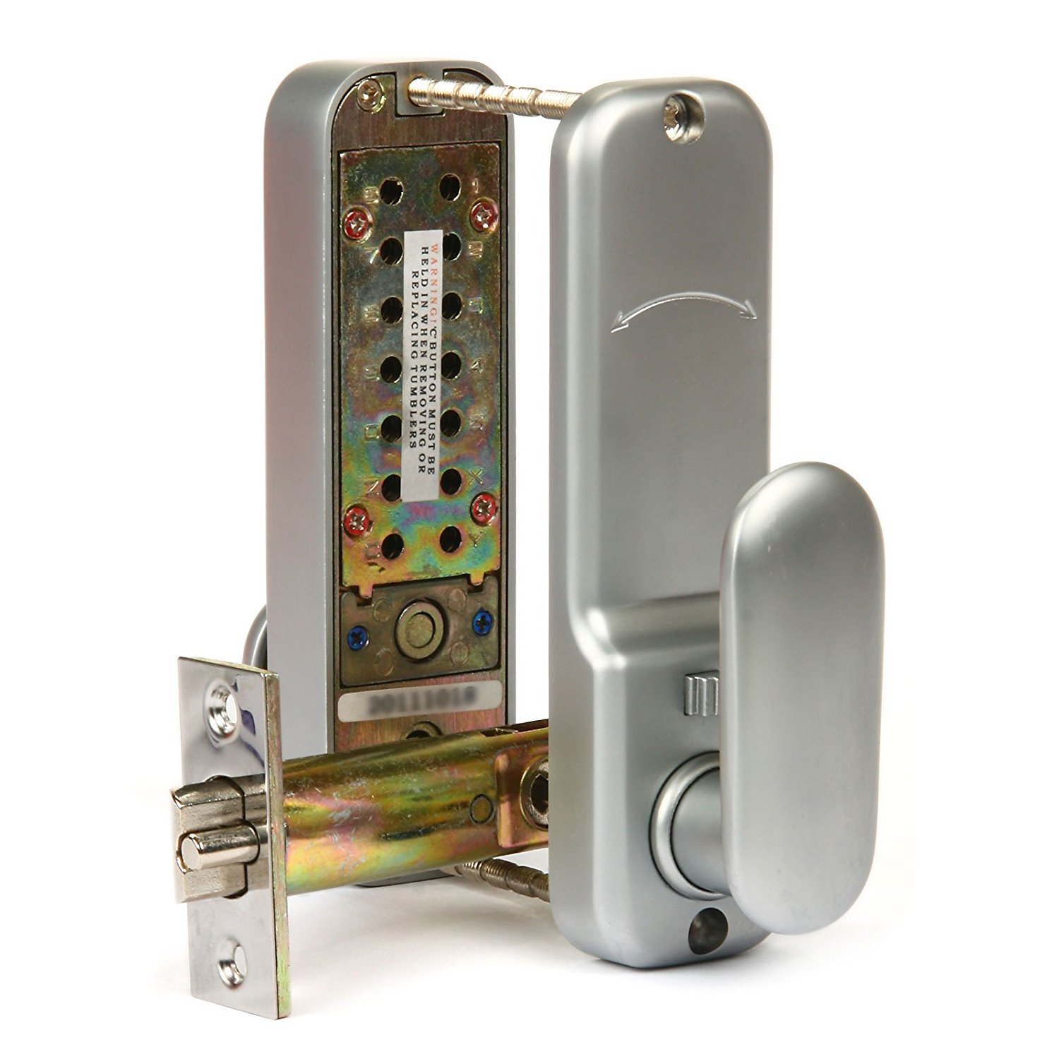 Weatherproof Mechanical Keyless Password Door Security Lock for Home Office — image 3