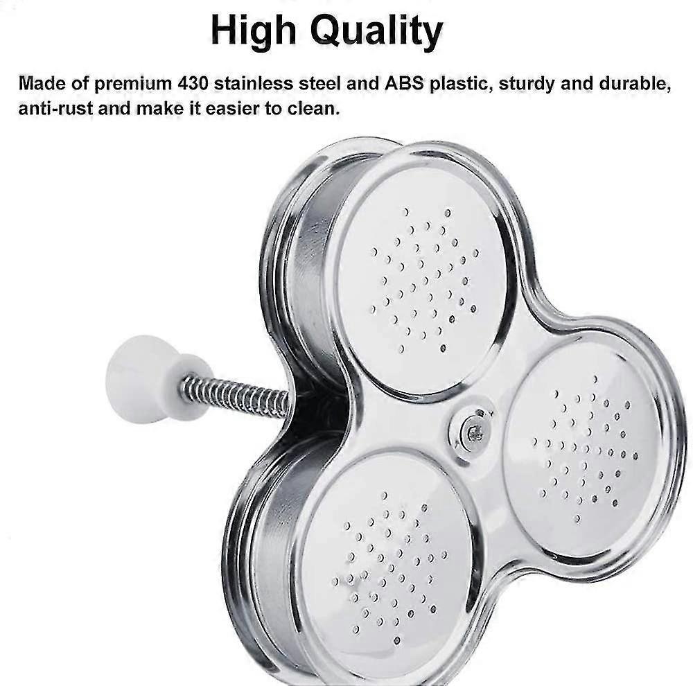 Stainless Steel 3-Compartment Egg Cooker Pot with Steam Basket โ image 3