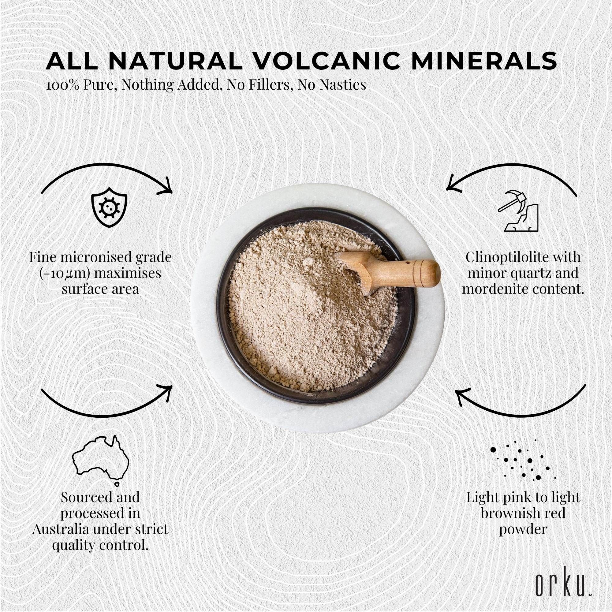 Orku 20Kg Ultrafine Micronised Zeolite Powder - Natural Clinoptilolite Mineral — image 5