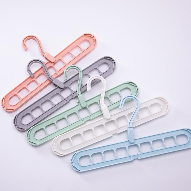 Closet Organizers and Storage,Pack of 5 Multifunctional Organizer Magic Space Saving Hangers with 9 Holes Storage Organization — image 3