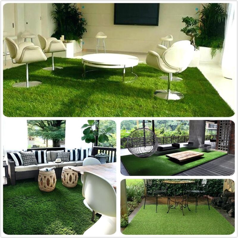 Artificial Grass Turf for Garden Pets Balcony Indoor Outdoor, 1 x 2 m, 10 mm Height — image 4
