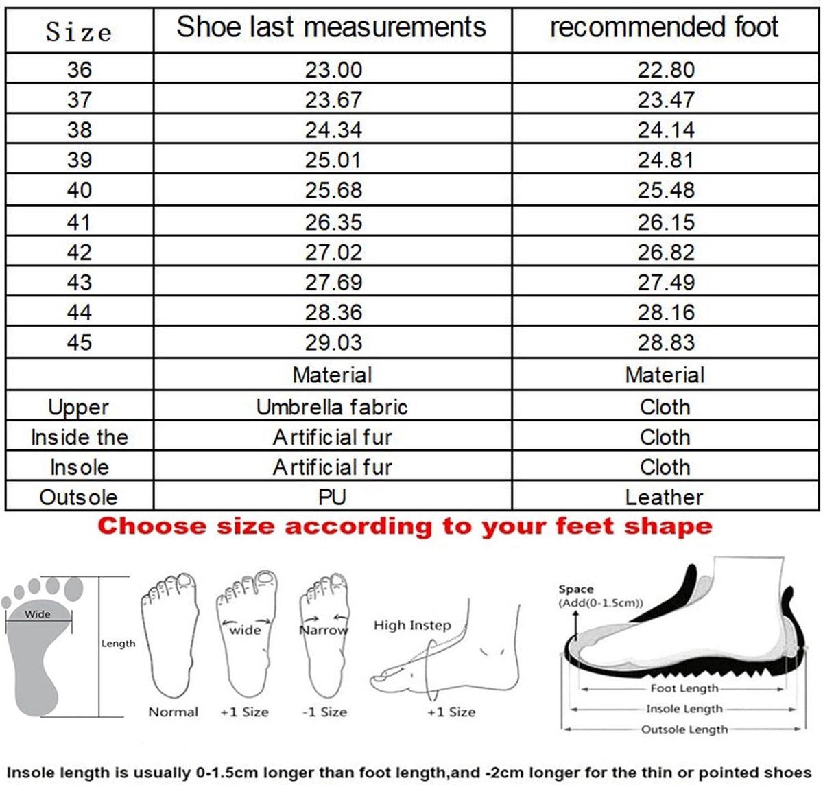 Women's Fleece-Lined Snow Boots, Waterproof Warm Winter Boots with Non-Slip Sole for Cold Weather Outdoor Walking, Size 36, Black โ image 5