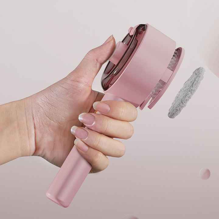 White Pet Grooming Spray and Massage Brush | One-Click Hair Removal Comb for Cats & Dogs | UV Sterilization for Mites Control — image 4