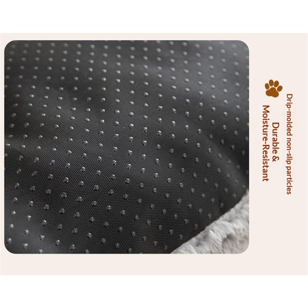 Deluxe Pet Beds, Super Plush Dog or Cat Beds Ideal for Dog Crates, Machine Wash & Dryer Friendly (Light Gray,55*40cm) — image 5