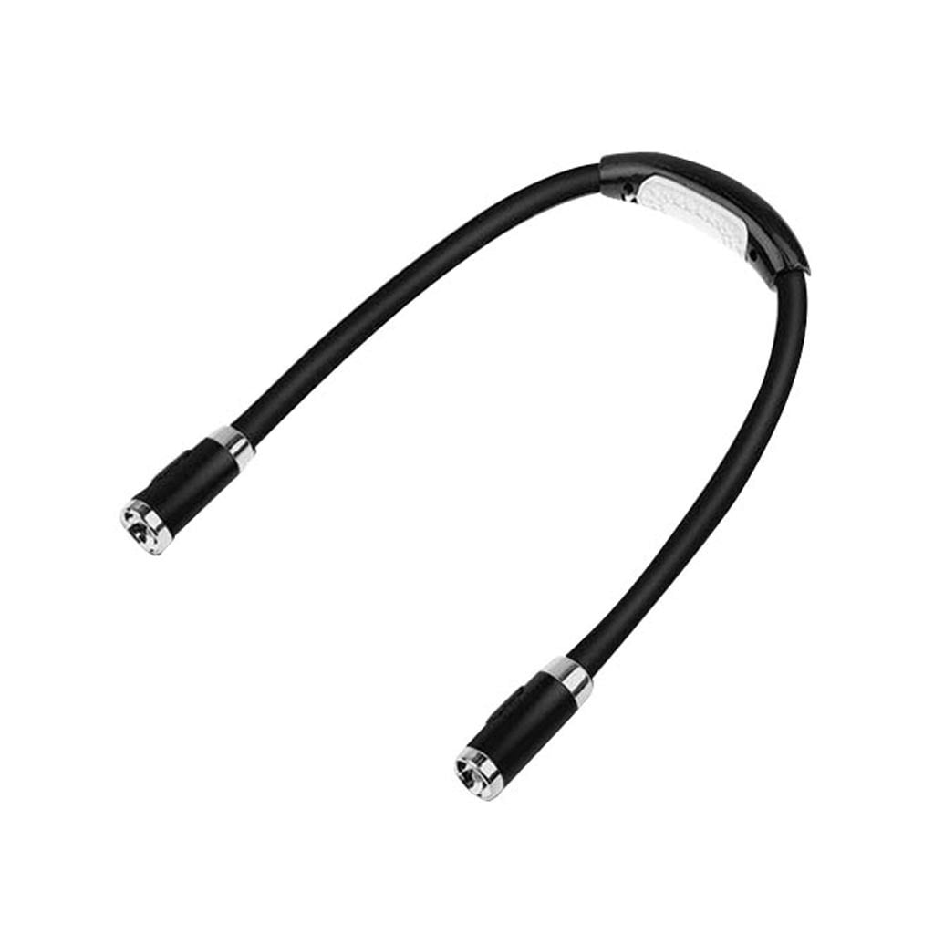 Rechargeable LED Neck Reading Light, 3 Modes Neck Reading Lamp, Hands Free Flexible Torch, U-Shaped LED Light with Soft Silicone Arms Comfortable Wear, for — image 2