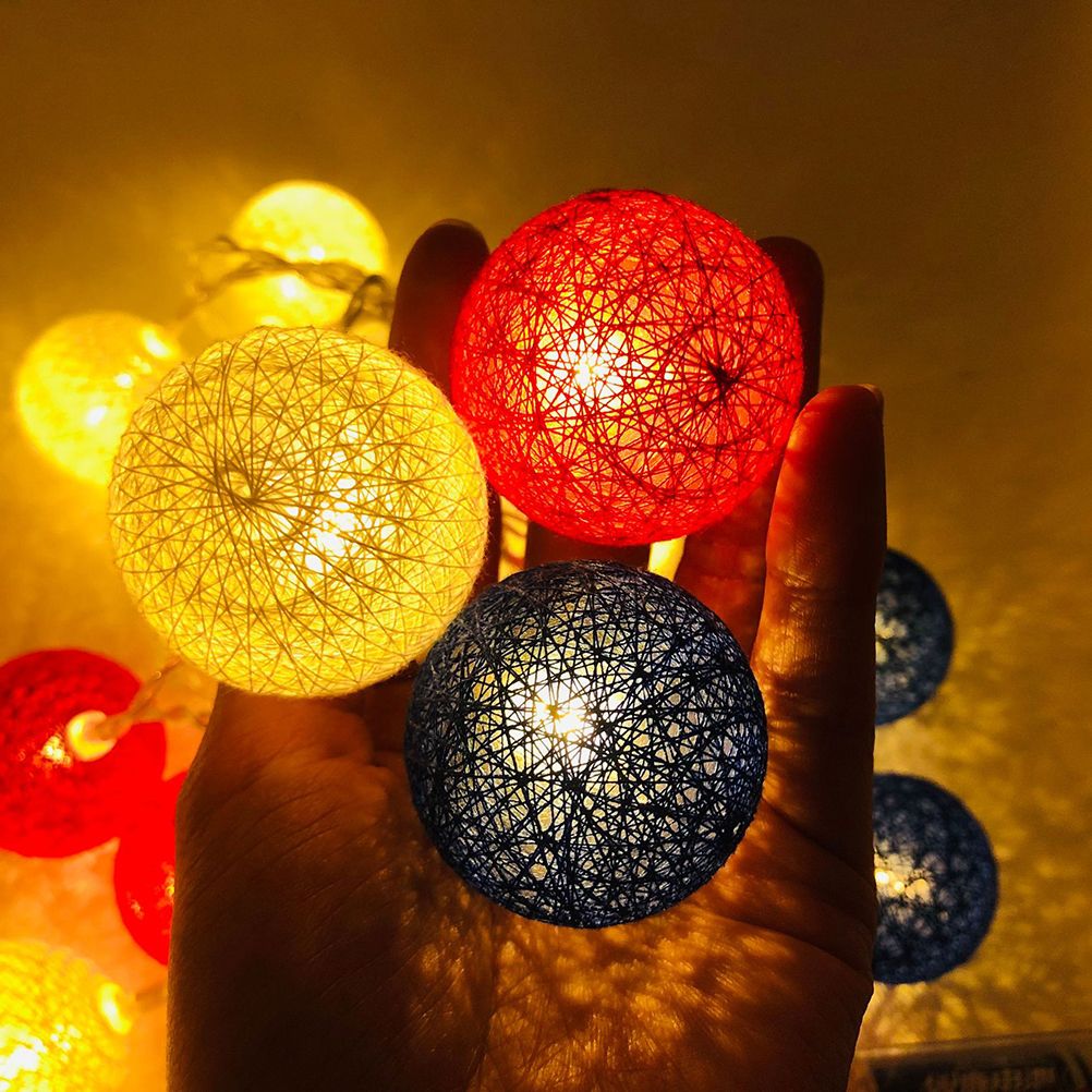 4th of July Decoration Lights 3 Meter 20 LED Independence Day String Lights with Red White Blue Balls Patriotic Patio Light for Patio Party Holiday Decor โ image 4