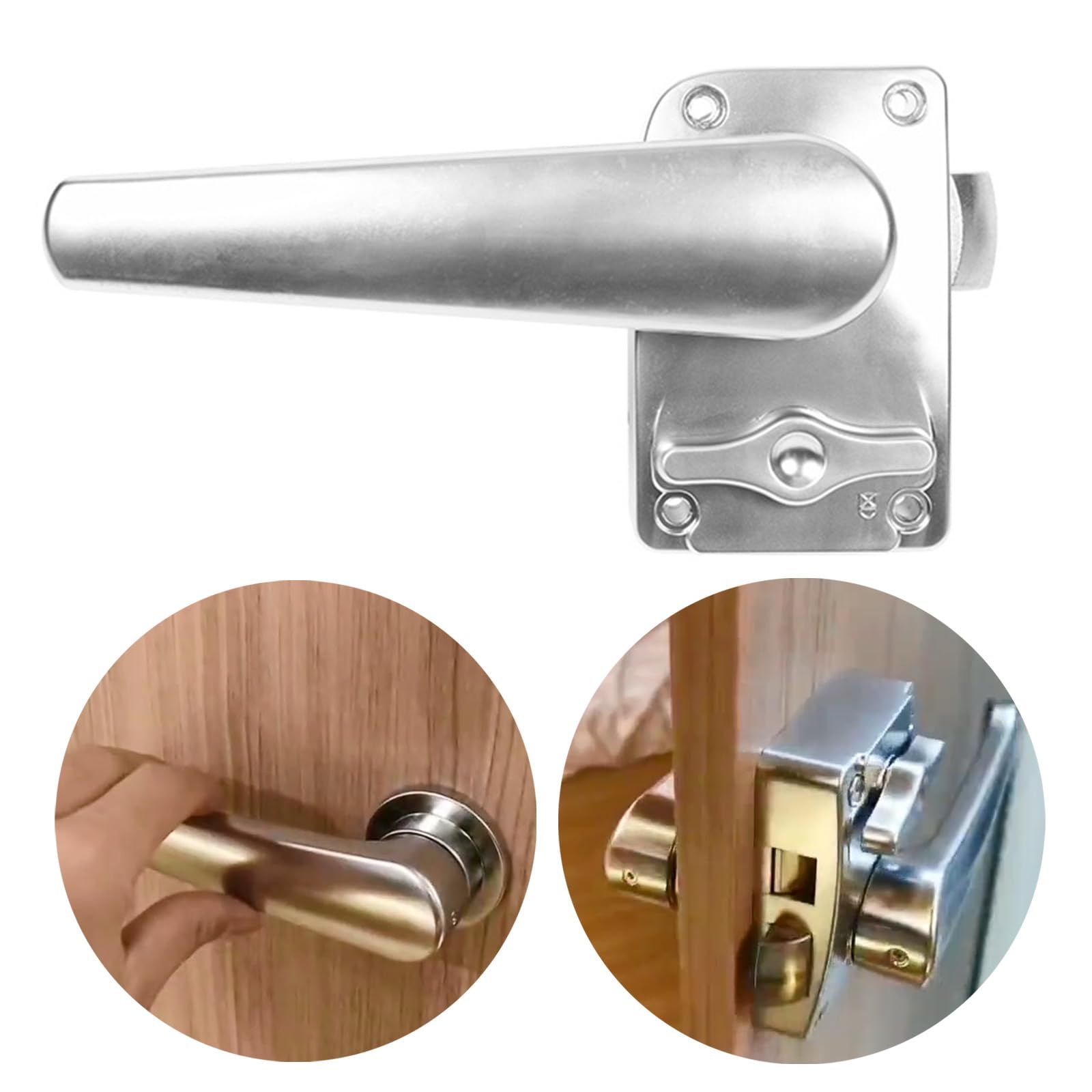 Leisure Coachworks RV-Screen Door Latch Hand Handle Kit Camper Motorhome Travel Trailer-Convenient Lock Bathroom Door Lock Secure — image 3