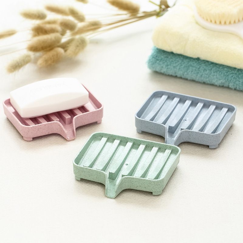 3PCS Soap Dish & Tray for Bathroom Sink with Drainage-Self Draining Soap holder for Shower, Bathroom, Kitchen, Bath Tub, Razor โ image 3