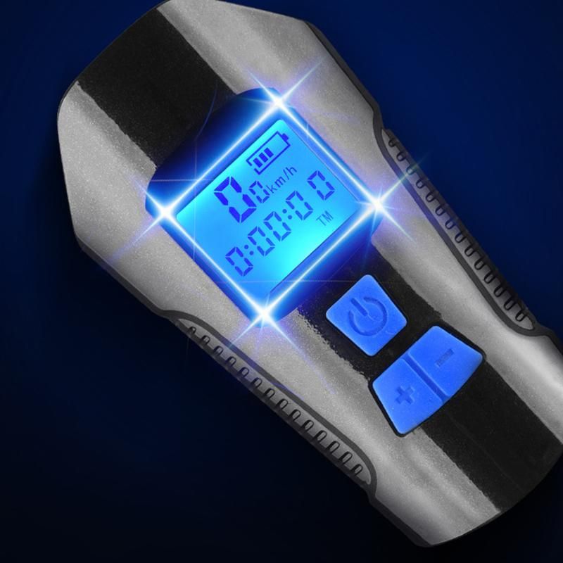 Bike Light Set Speedometer LED Bike Lights Horn LCD USB Bike Tail Light Blue โ image 5
