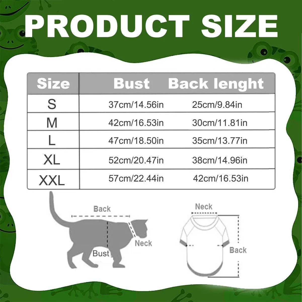Warm Hooded Cartoon Frog Pet Clothes for Dogs and Cats Autumn Winter Vest - M โ image 3