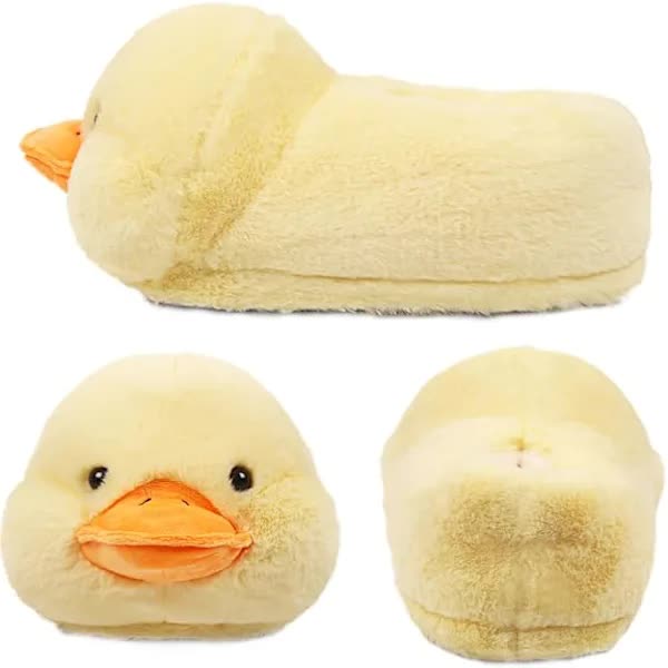 Bubble Animal Slippers for Women, Fluffy Duck Shark Lion Dog Slippers for Winter Cute Women's Shoes Non-Slip Indoor Outdoor Shoes EU Size 35-40 Duck,35 — image 3