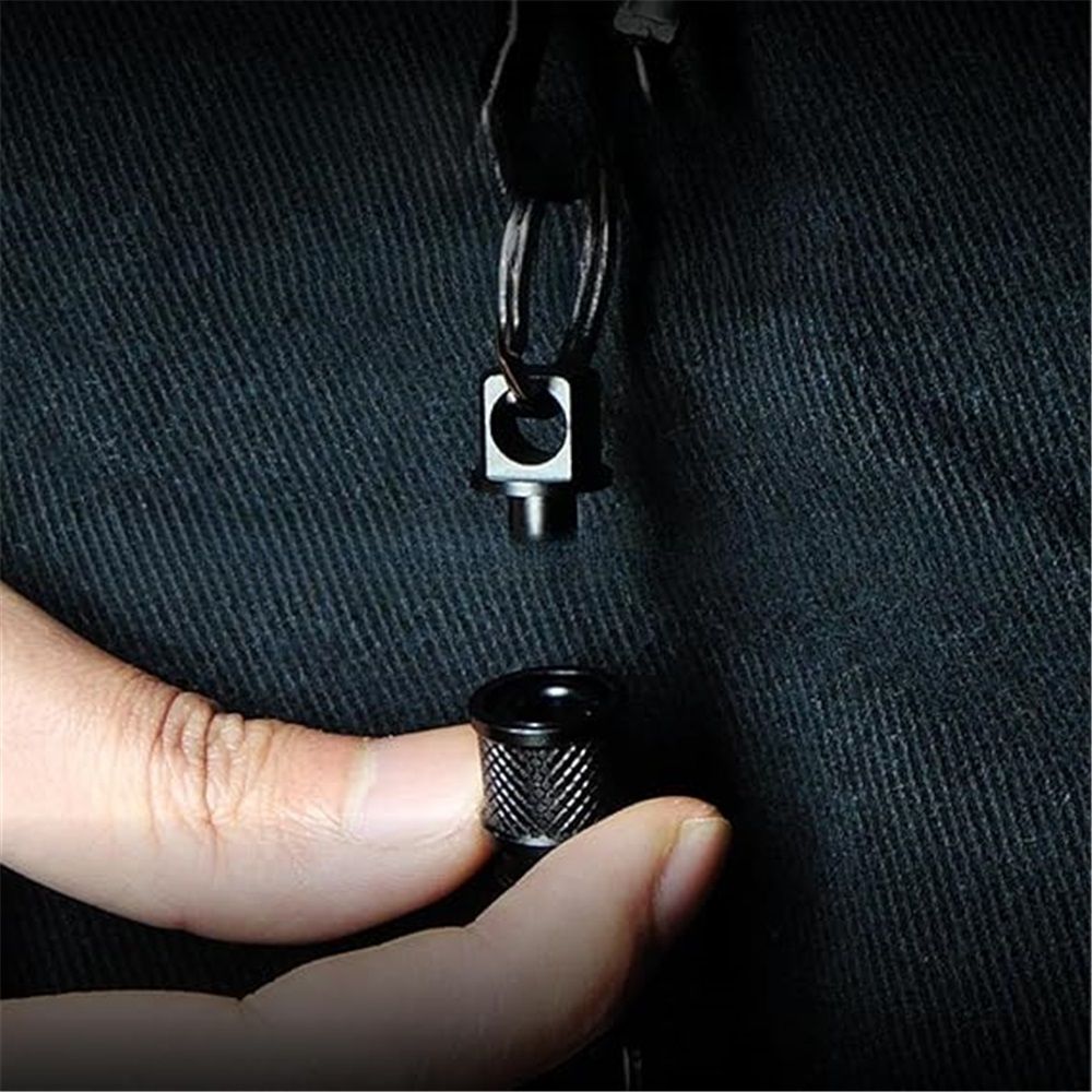Quick Release Keychain, Carabiner Keychain Key Rings, Detachable Pull Apart Double-End Swivel Key Chain Linker — image 4