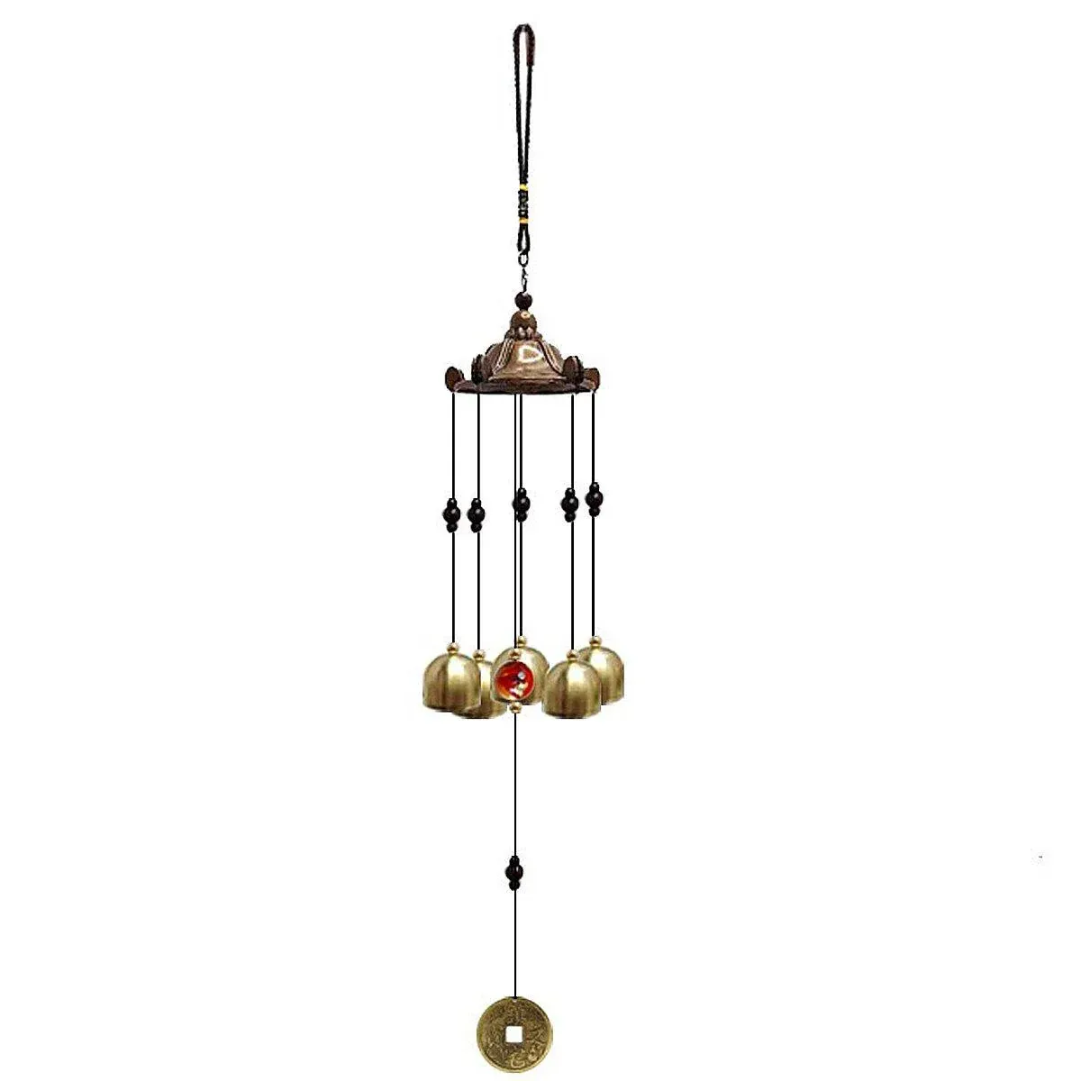 Metal Bell Wind Chime Pendant Outdoor Hanging Decoration Garden Patio Decor — image 2