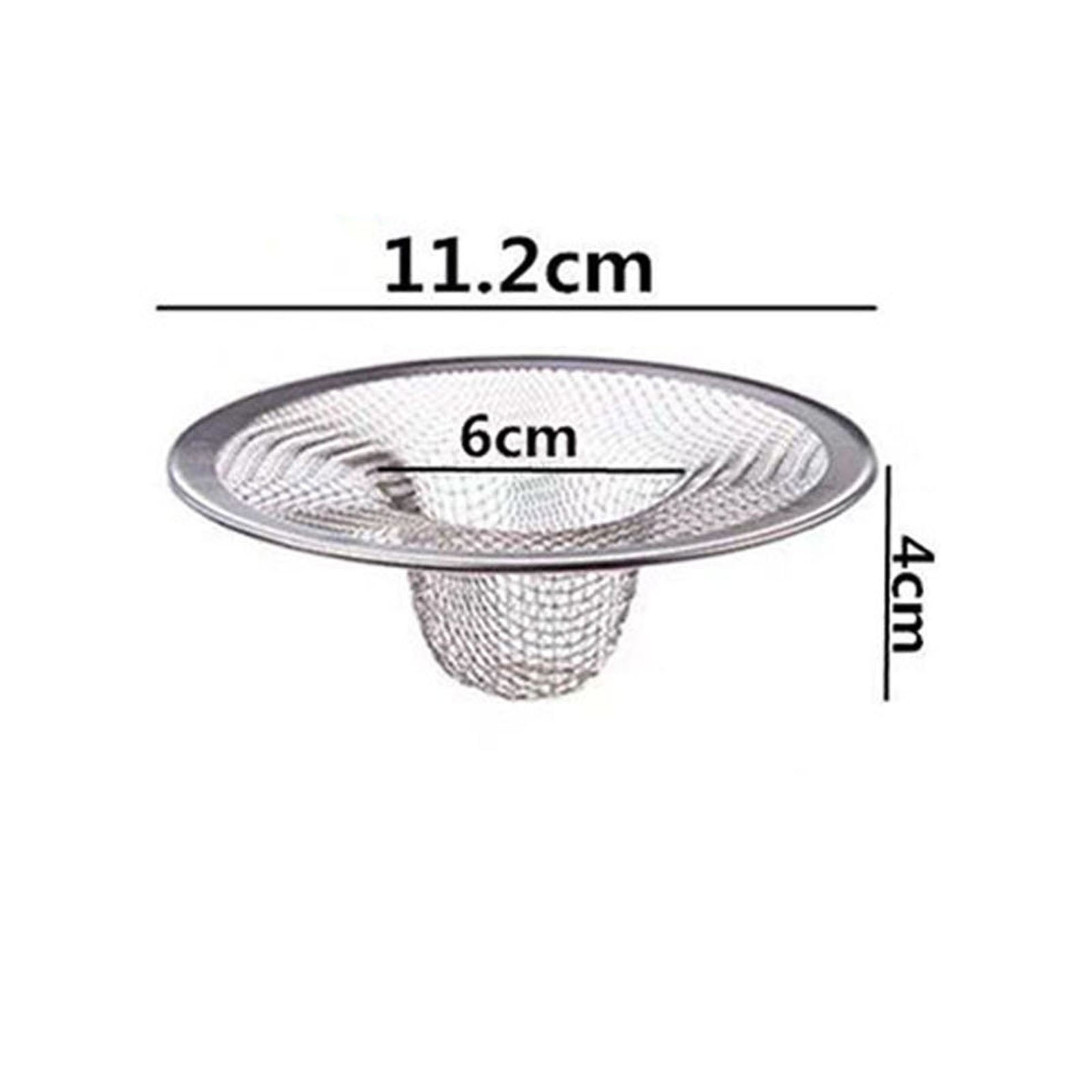 Tub Drain Hair Catcher - Shower Drain Mesh Strainer, Stainless Steel Shower Bathtub Drain Cover, Bathroom Sink Strainer Filter Basket for Bathroom Sink, Wash โ image 2