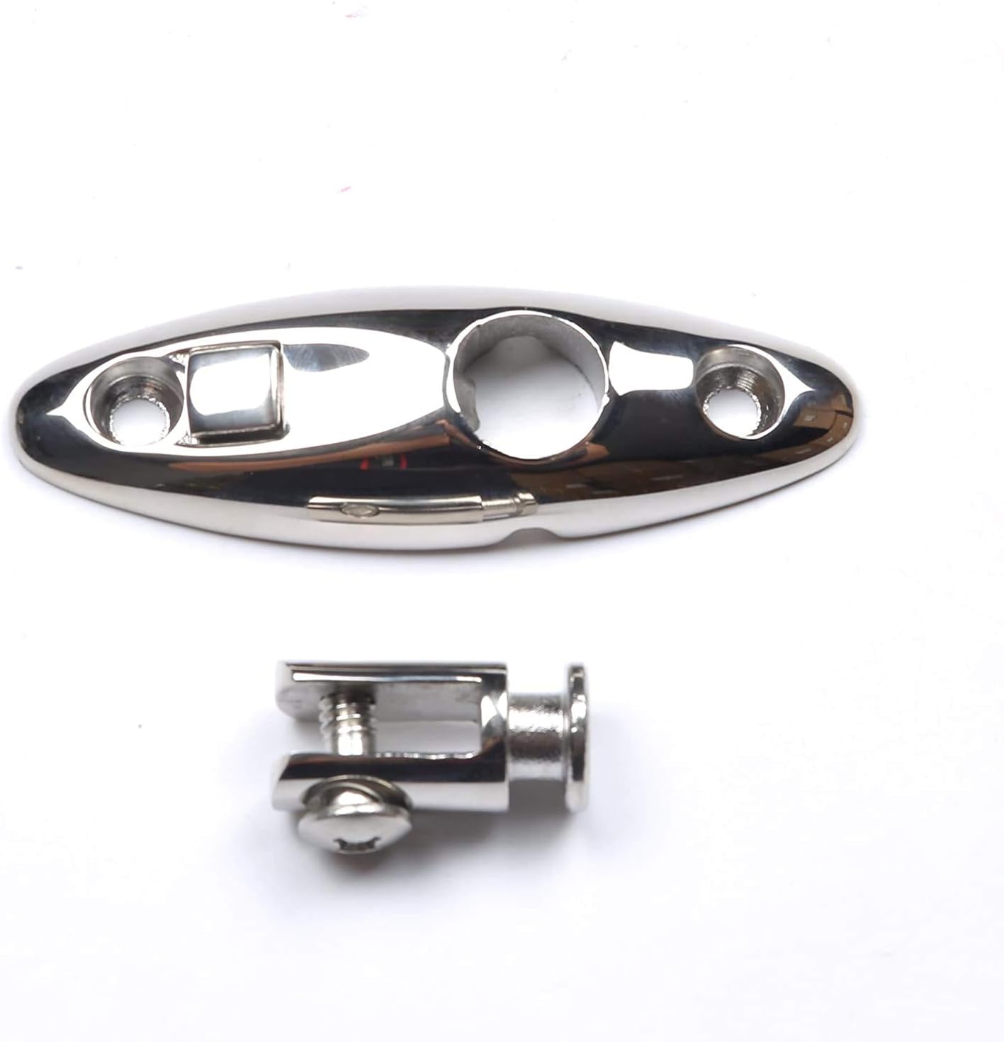 Heavy Duty 360 Degrees Swivel Quick Release Deck Hinge Side Mount 316 Stainless Steel Boat Bimini Top Hardware Without fasterneres — image 4