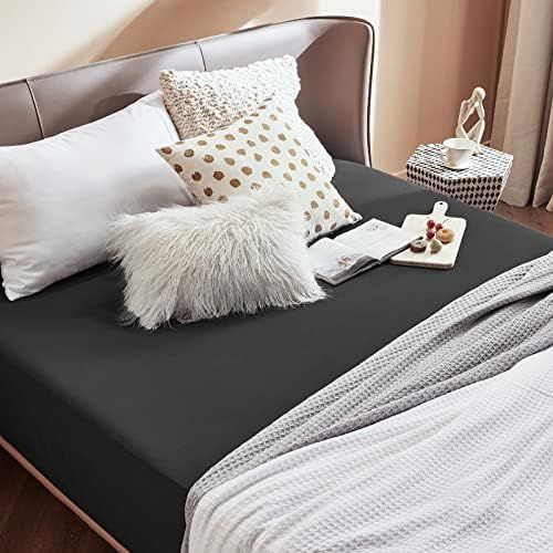 2000TC Hotel Quality Fitted Sheets - 2 Piece Fitted Sheets -Breathable Bedding - Wrinkle, Fade, Stain Resistant- 16inch/40cm Deep Pocket Fitted Bed — image 6