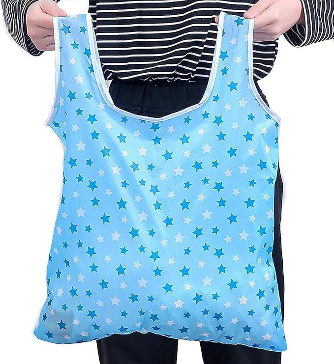 6 Piece Foldable Shopping Bags 190T Polyester, 26 g Each โ image 4