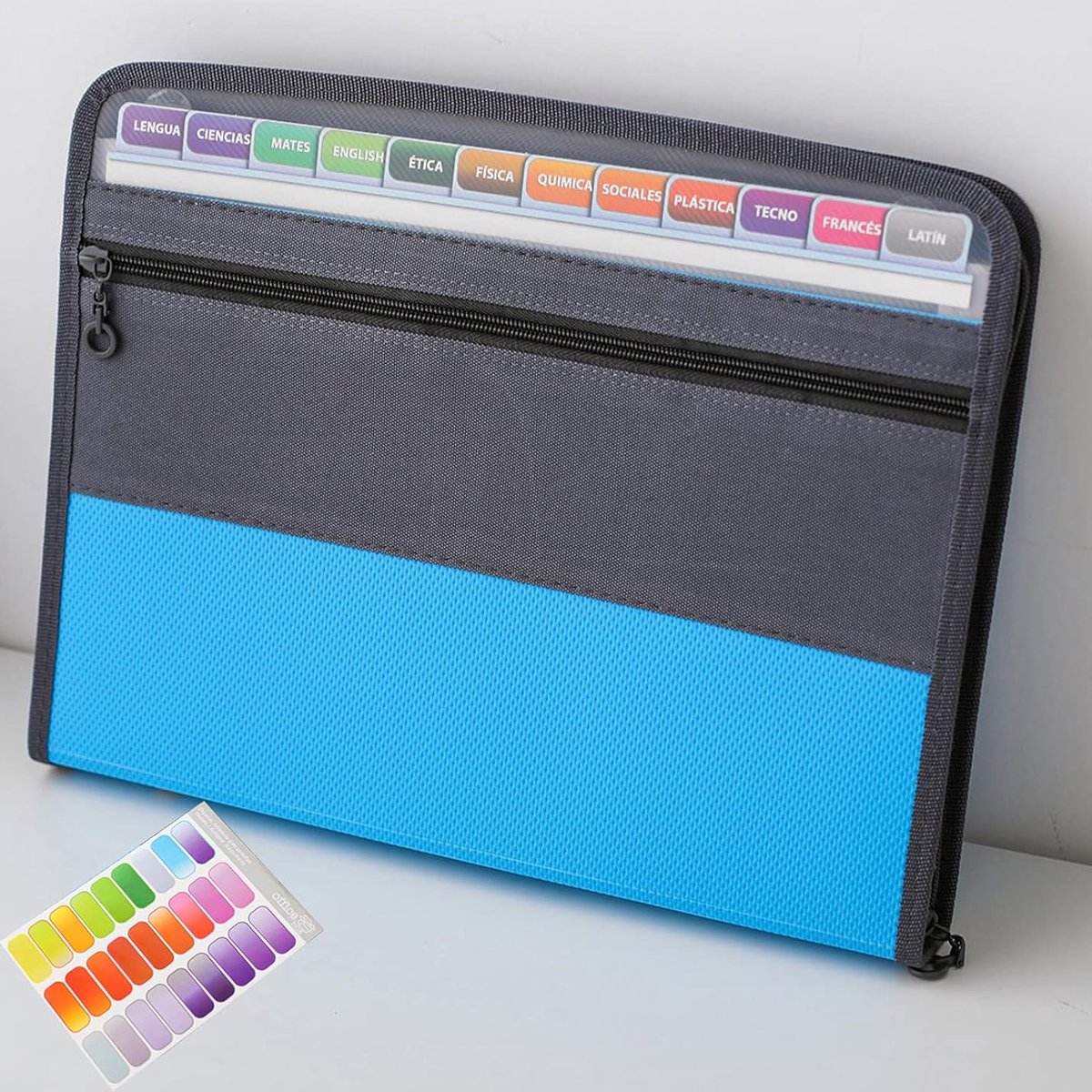 Project Folder - A4 - Foldable File Folder with Tabs - 13 Compartments - Storage Folder/Sorting Folder - Compartment Folder - Durable Plastic Document Folder โ image 5