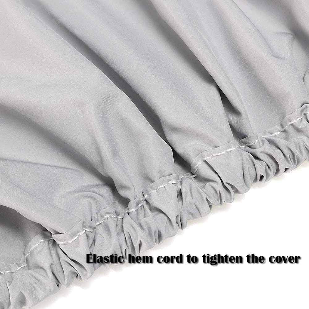 Boat Seat Cover Pedestal Pontoon Captain Boat Bench Chair Helm Protective Covers, White — image 4