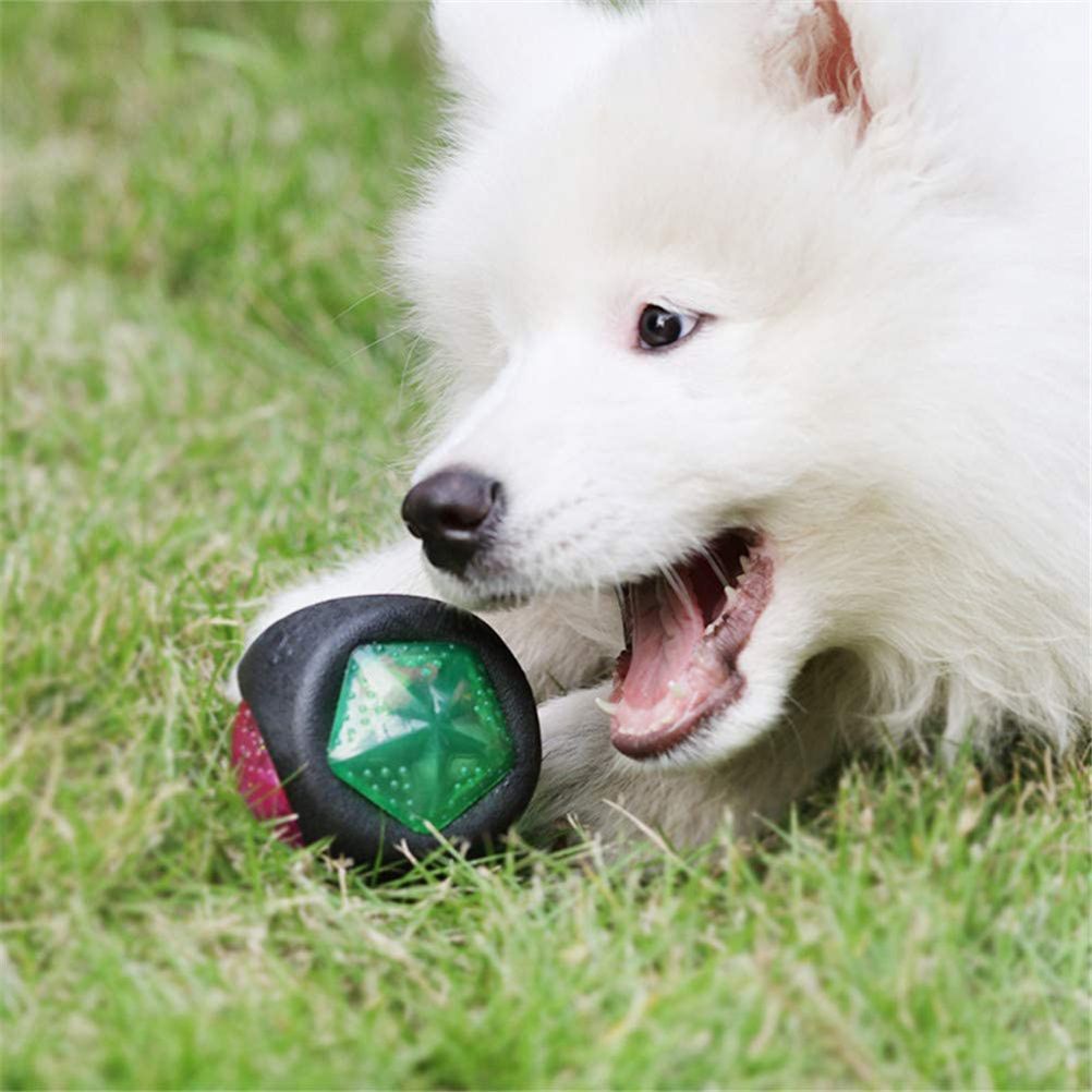 Rubber Dog Ball Puppy Bite Resistant Ball Dental Care Toy for Pet Molar Training Ball โ image 6