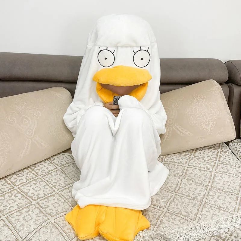 Duck Cosplay Costumes One Piece Pajamas Lovely Shape Jumpsuit Sleepwear for Daily Wear Type1 L — image 4