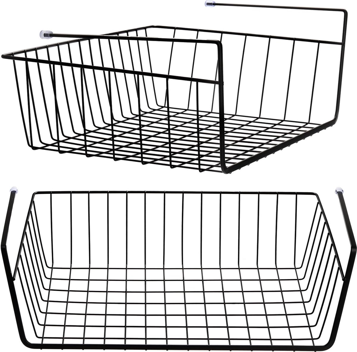 Closet Hanging Basket - 2 Pieces - Hanging Baskets - Storage Baskets - Cabinet Baskets - Tidy Hanging Basket - Hanging Basket for Closet - Hanging Basket for — image 5