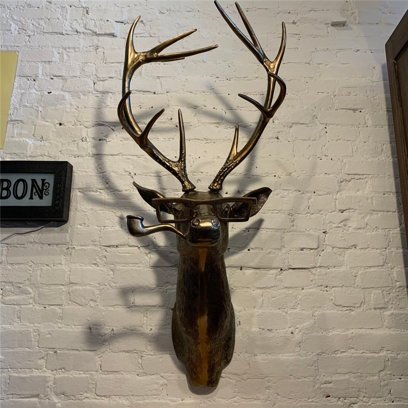 Frankie Stag Animal Resin Hanging Ornament Wall Art Front Door Decorative Pendant Housewarming Gift Deer โ image 6