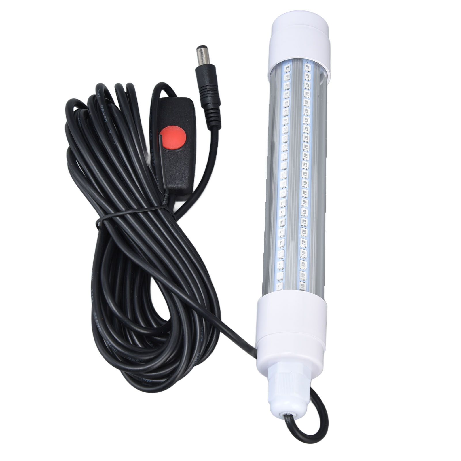 Submersible Fishing Light 16W AC12‑36V 1300lm LED Night Fishing Lure Bait Finder for Fish Tank AquariumWarm Light — image 2
