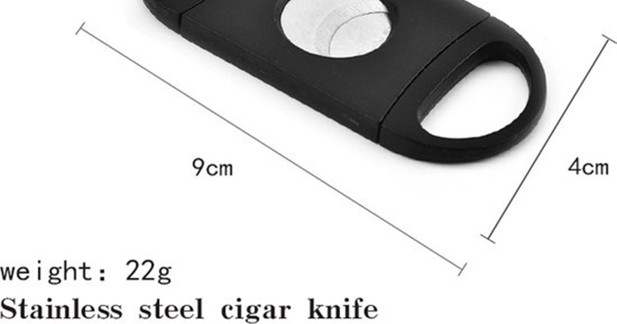 Cigar Cutter | Cigar Scissors | Cigar Cutter | Cigar Accessories | Black — image 4
