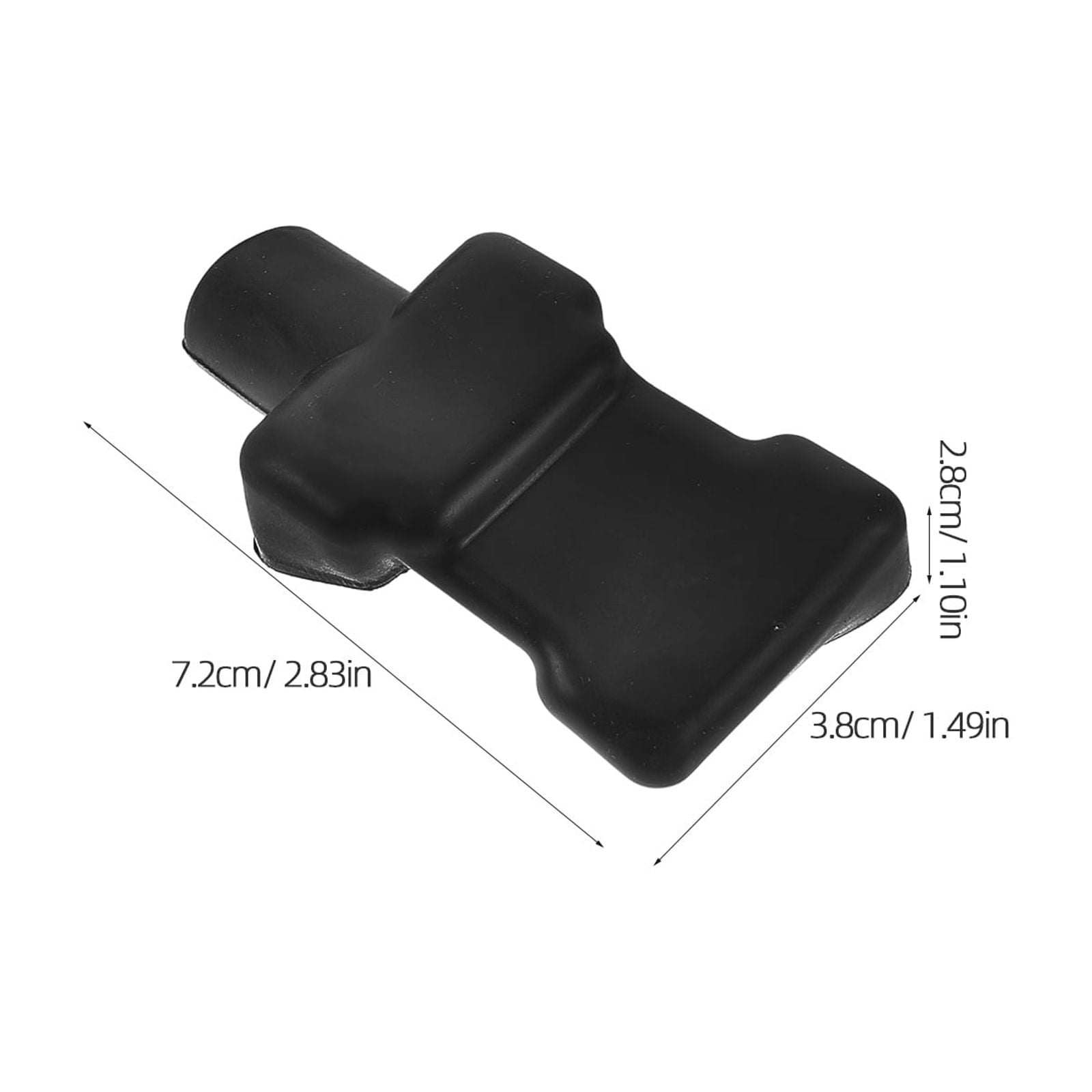 2Pcs Battery Terminal Cover Plastic Insulation Safety for Car Battery Terminals 2.8x3.8x7.2in โ image 2