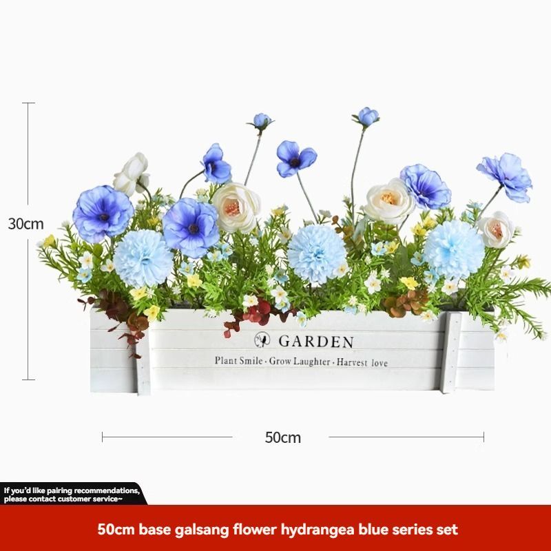 faux potted plant, sunflower, wooden box, home decor, Australia, living room decoration, tabletop decoration, no maintenance plant, realistic artificial โ image 2