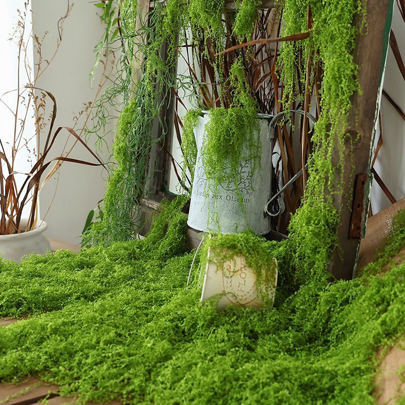 Light Green Artificial Moss 50×100cm — image 3