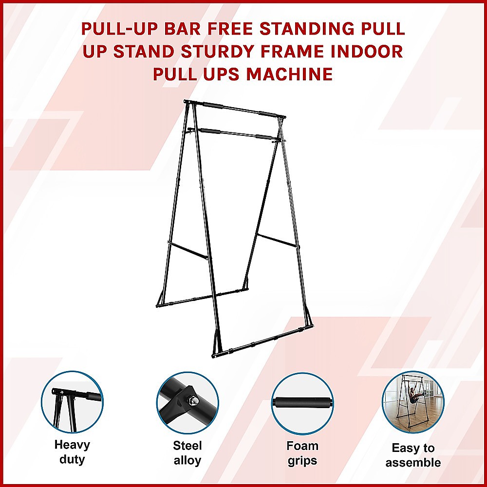 Pull-up Bar Free Standing Pull up Stand Sturdy Frame Indoor Pull Ups Machine โ image 3