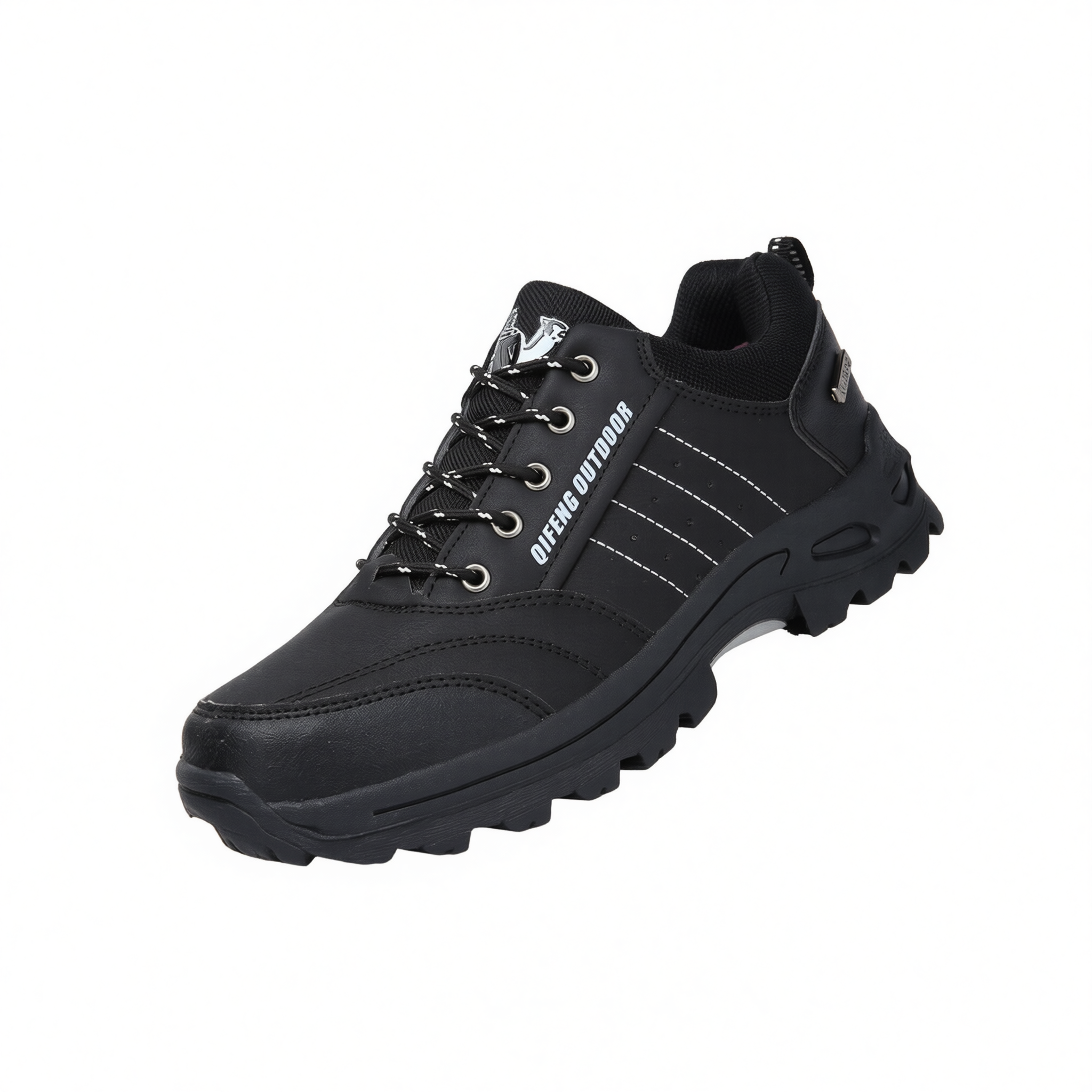 QIFENG Men Women Hiking Shoes Winter Outdoor Cotton Grey (single shoe) 37 — image 6