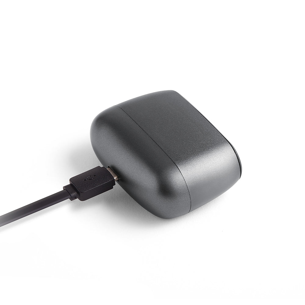 Lexon Minut Mini Alarm Clock - Gunmetal — image 3
