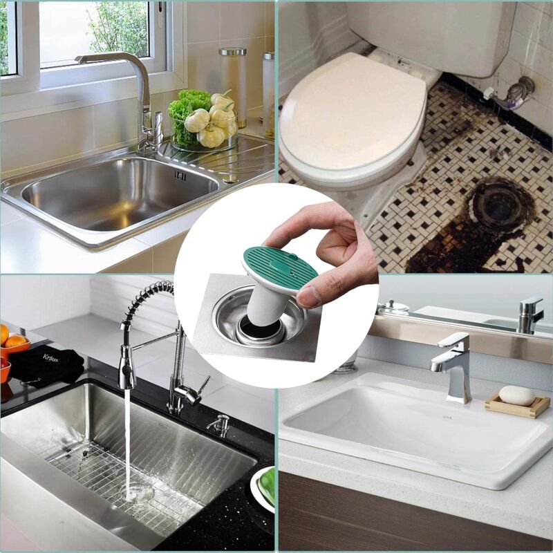 Bathroom Sink Drain Strainer Anti-Odor Bathtub Stoppers Floor Water Drain Deodorant Anti-Clogging Anti-Backflow Sewer — image 2