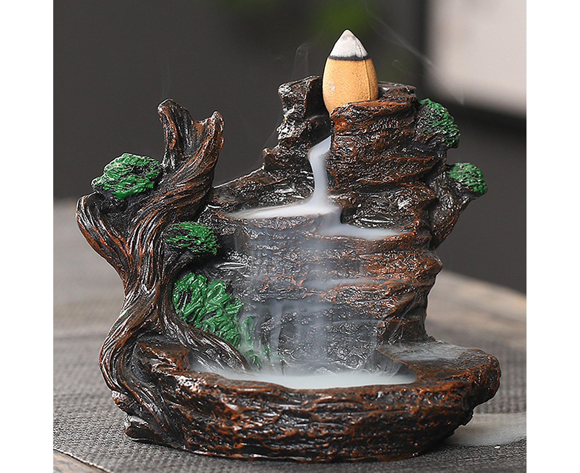 Resin Mountains Rivers Incense Burners Holder Censer Aromatherapy Home Decor- 12 โ image 2