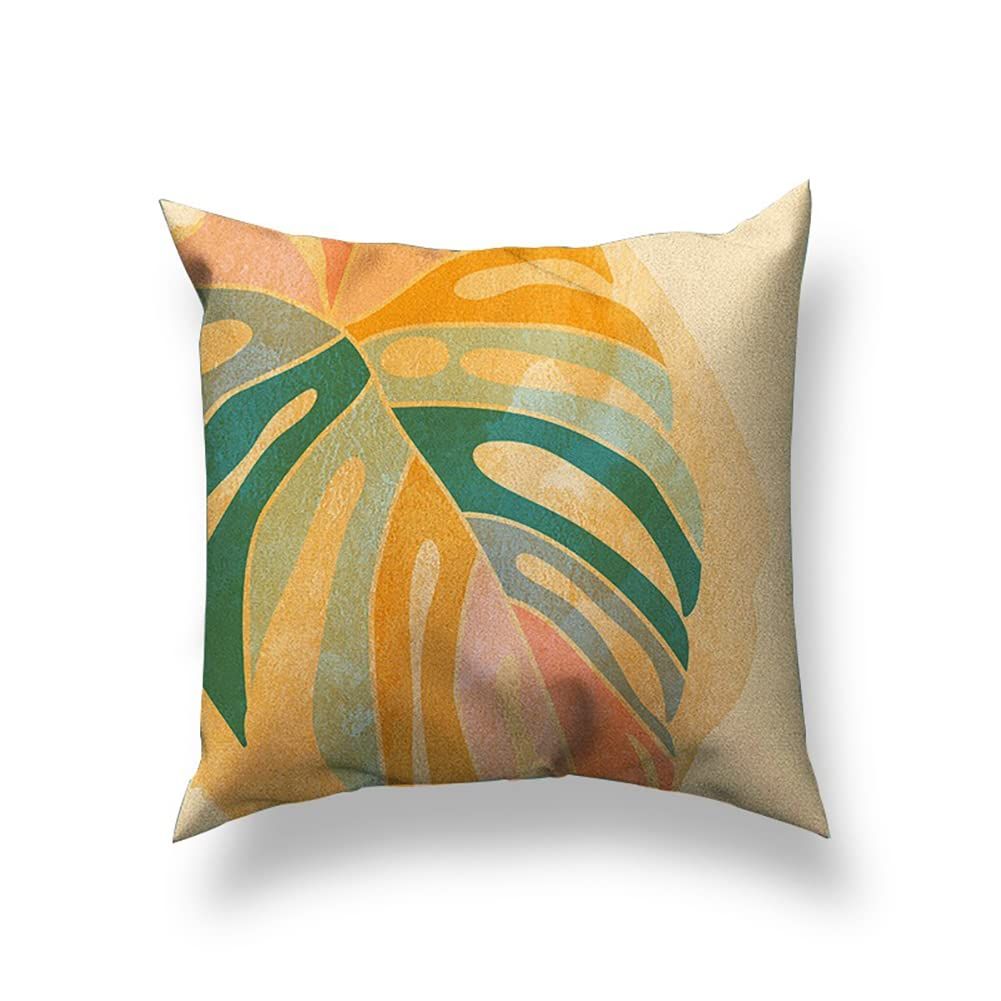 Boho Throw Pillow Covers Abstract Art Farmhouse Pillow Cases Modern Minimalism Pillow Covers for Couch Room Set of 4, 18 x 18 Inch — image 2