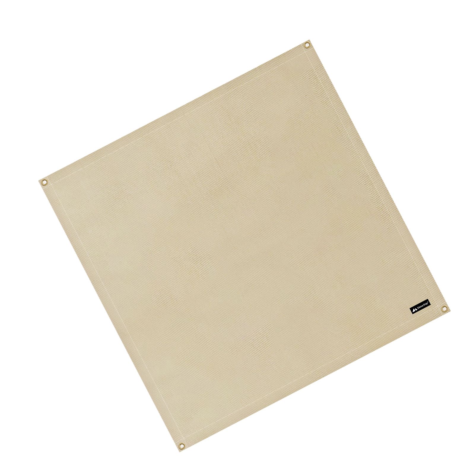 BBQ Grill Mat Outdoor Picnic Fire Pit Mat High Temperature Resistant Glass Fiber Fireproof Cloth L 100 × 100cm — image 2