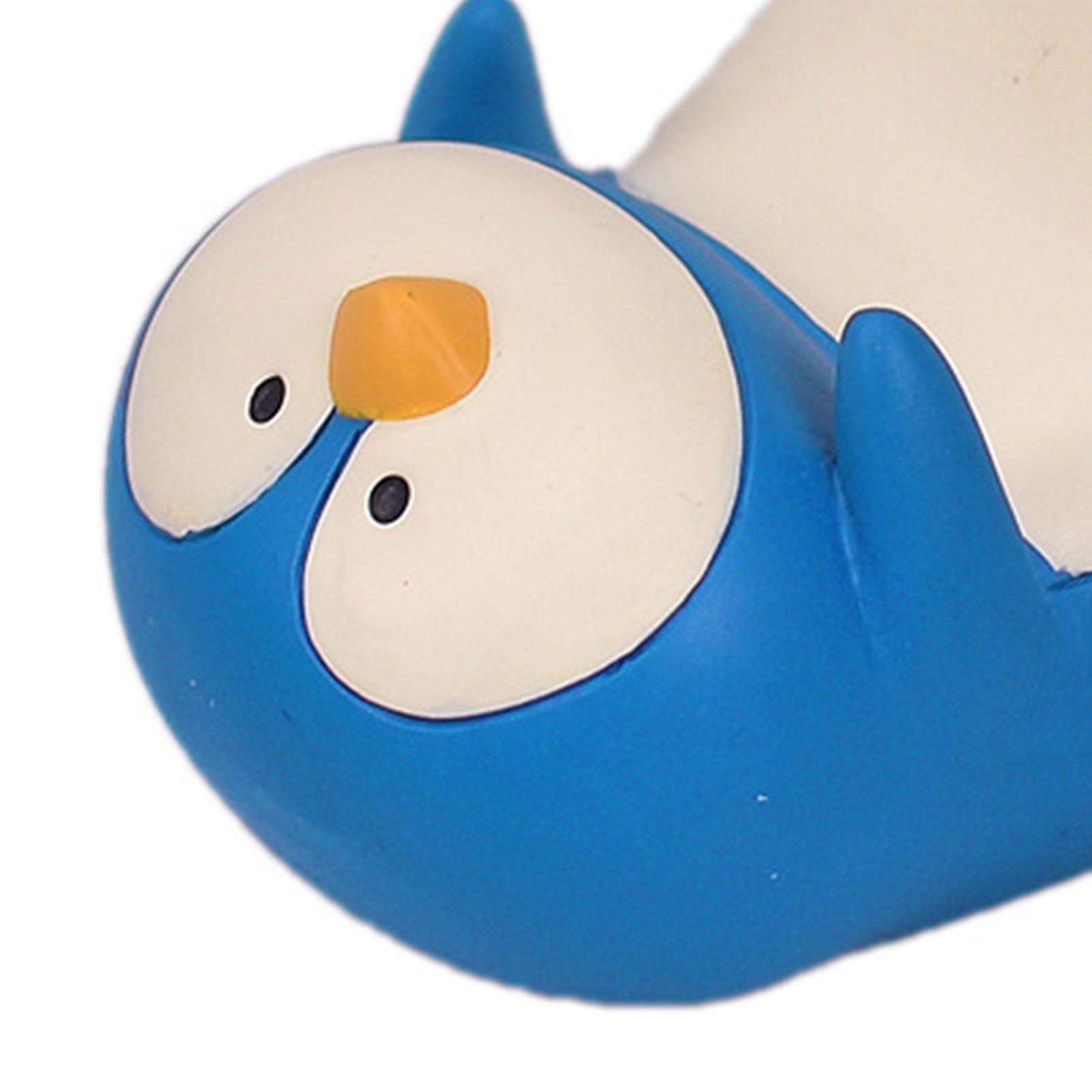 Resin Tablet Desktop Stand Cute Comfortable Portable Desktop Cell Phone Stand Holder for Watching Dramas Penguin — image 3