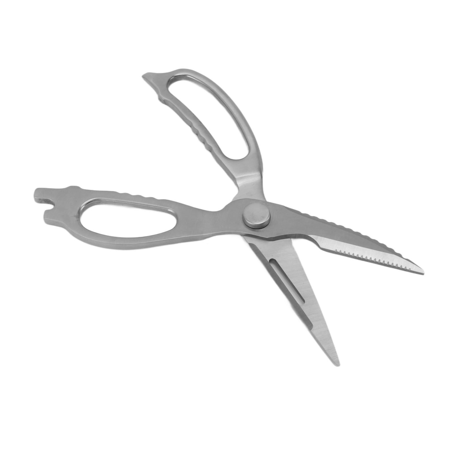 Stainless Steel Kitchen Scissors with Magnetic Scissors Sleeves Detachable Sharpness Heavy Duty Scissors for Barbecue — image 5
