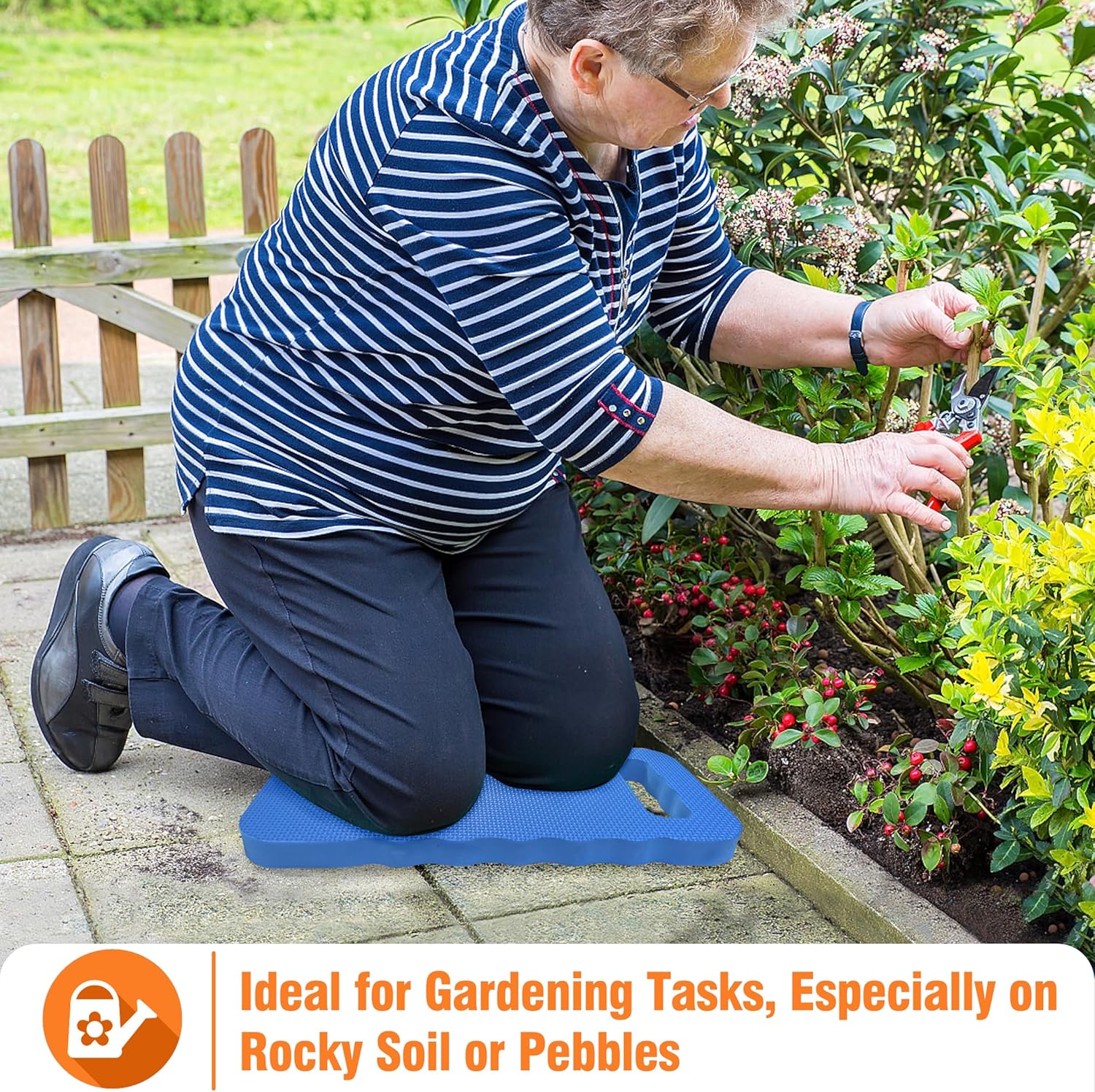 Garden Kneeling Pad - for Gardening, Baby Bath, Yoga, Pilates, Exercise, Blue โ image 5