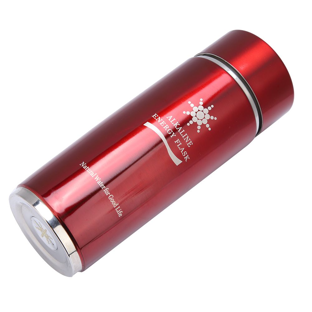 Stainless Alkaline Water Bottle Portable Nano Balance Bio Energy Lonizer Cup Flask(Red) — image 3