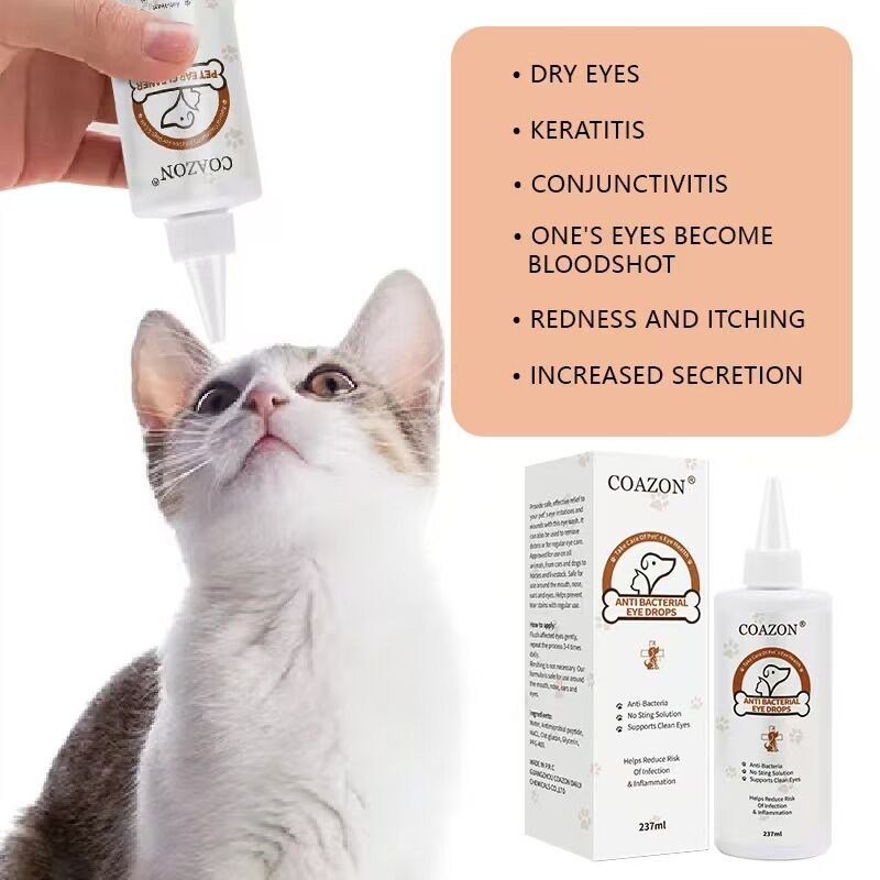 Pet products COAZON, Eye Stain Remover for Dogs and Cats, Dry Eyes, Keratitis, Conjunctivitis, One's Eyes Become Bloodshot, Redness And Itching โ image 2