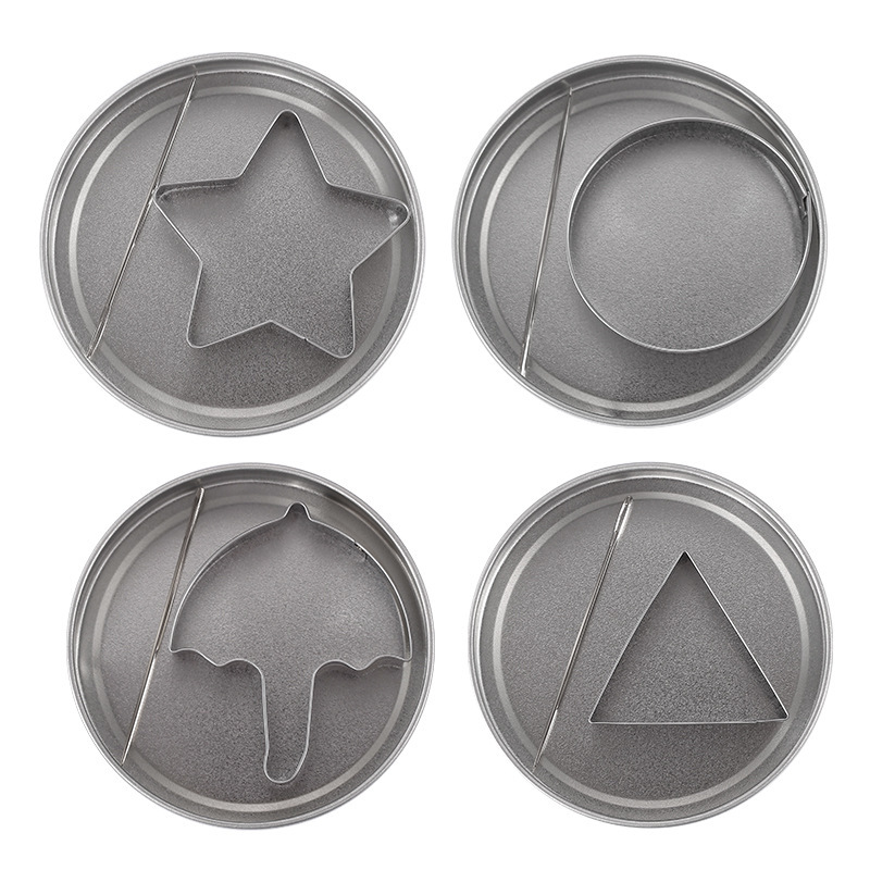 Cookie Cutters - Cookie Press Tools - Cookie Molds - DIY Baking Mold Set - Stainless Steel - Set of 12