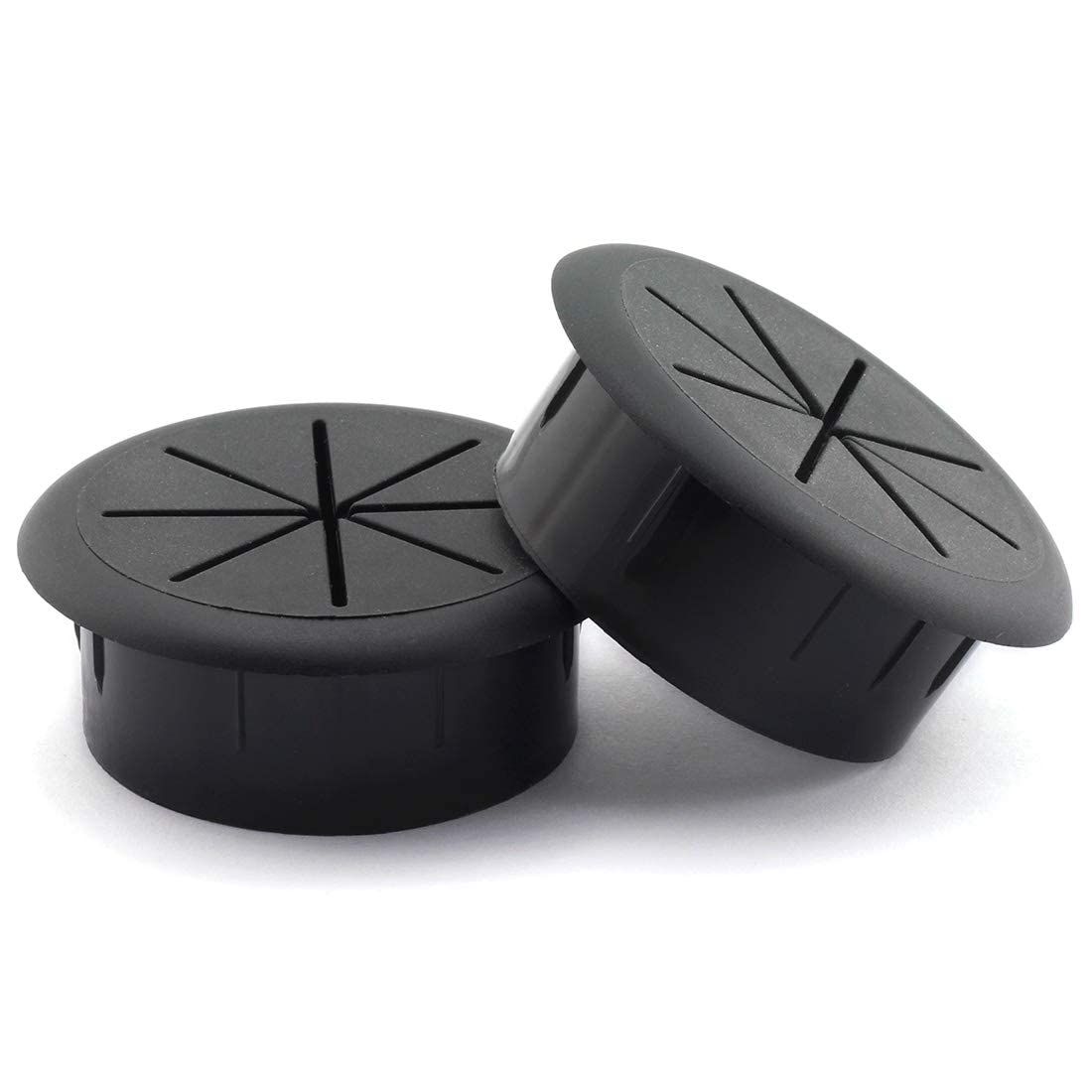2pcs 2 Inch (50mm) Flexible Desk Grommets Wire Cord Hole Cover Cable Organizer for Desktop Equipment Wiring Management and Protection โ image 2
