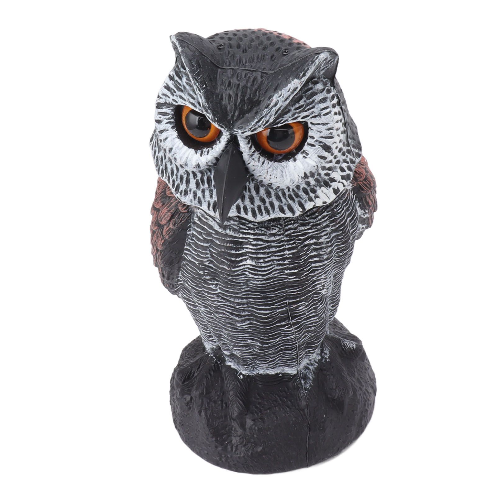 Plastic Shake Head Owl Decoy To Scare Birds Away Scarecrow Fake Owl Outdoor Garden Decoration — image 3